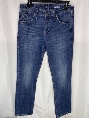 Rock & Republic Jeans Mens 30x32 Blue Slim Straight Denim Casual